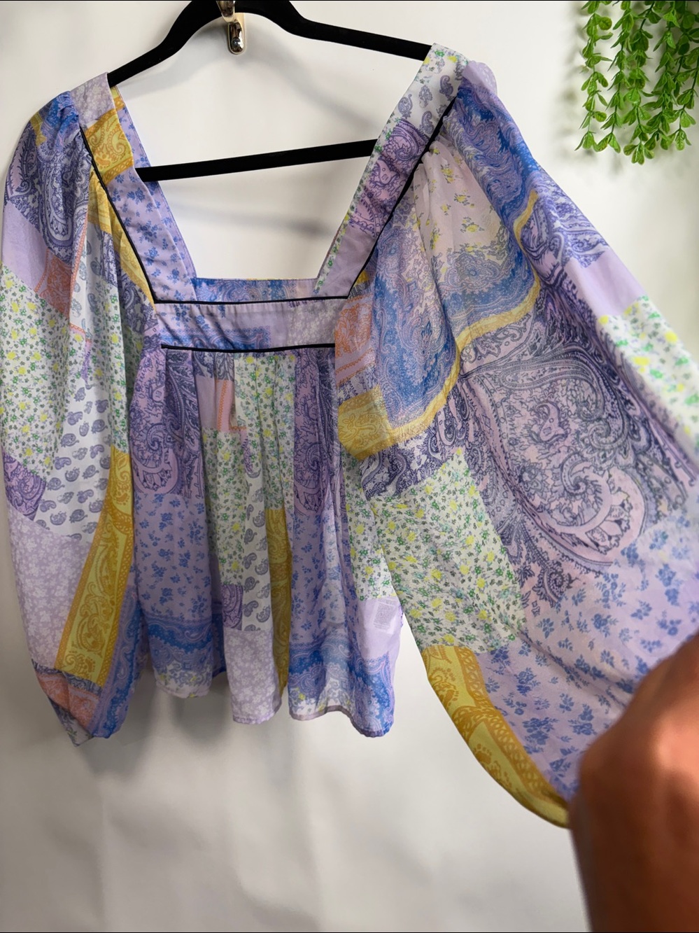 ASOS Multicolor Patchwork Blouse - Picture 11 of 12